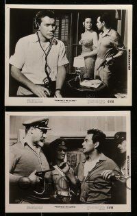 4h408 FOXHOLE IN CAIRO 13 8x10 stills '61 James Robertson Justice, Albert Leiven as Rommel!