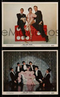 4h024 GIRL RUSH 7 color 8x10 stills '55 Rosalind Russell, Lamas, Albert, Las Vegas, the Flamingo!