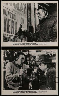 4h576 REQUIEM FOR A HEAVYWEIGHT 10 8x10 stills '62 Anthony Quinn, Jackie Gleason, Rooney, boxing!