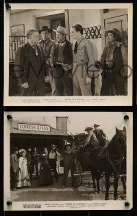 4h732 SHERIFF OF CIMARRON 8 8x10 stills '45 cool images of cowboy Sunset Carson!