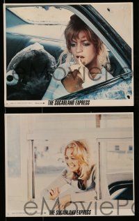 4h002 SUGARLAND EXPRESS 12 8x10 mini LCs '74 Goldie Hawn in early Steven Spielberg film!