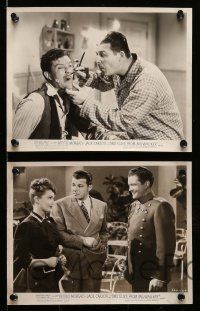 4h305 TWO GUYS FROM MILWAUKEE 16 8x10 stills '46 Dennis Morgan, Jack Carson, Joan Leslie, Paige!