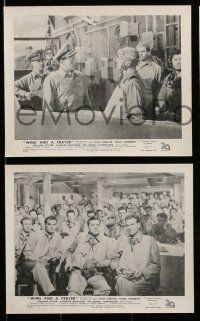 4h787 WING & A PRAYER 7 English FOH LCs '44 Charles Bickford, Dana Andrews, Don Ameche, Eythe!