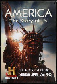 4j644 AMERICA: THE STORY OF US tv poster '10 great image of the Statue of Liberty in NYC!