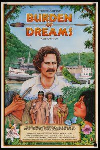 4j404 BURDEN OF DREAMS special poster '82 Werner Herzog, great art by Monte Dolack!