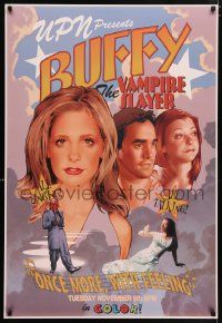 4j652 BUFFY THE VAMPIRE SLAYER tv poster '01 Sarah Michelle Gellar, Once More with Feeling!