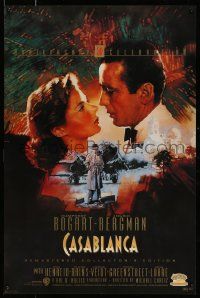 4j906 CASABLANCA 24x36 video poster R92 cool different Dudash art of Bogart & Bergman!