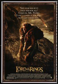 4j823 LORD OF THE RINGS: THE RETURN OF THE KING printer's test 28x41 commercial poster '03 Sam!