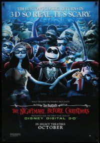 4j836 NIGHTMARE BEFORE CHRISTMAS 27x39 French commercial poster '06 Tim Burton, cast in theater!