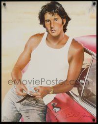 4j847 RICHARD GERE 22x29 commercial poster '82 cool art of the star by Richard Bernstein!