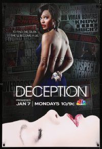 4j662 DECEPTION tv poster '13 season 1, great image of sexiest Meagan Good!