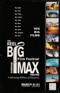 4j200 REEL BIG FILM FESTIVAL IMAX 22x35 film festival poster '00s Big Safari, Big Thrill, more!