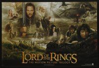 4j299 LORD OF THE RINGS TRILOGY mini poster '00s Peter Jackson, cool images of cast!