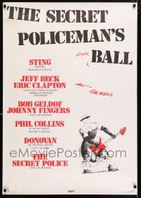 4j268 SECRET POLICEMAN'S OTHER BALL 28x40 music poster '82 wacky Wheeler art, John Cleese, comedy!