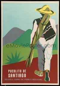 4j059 PUEBLITO DE SANTIAGO Puerto Rican '70s cool documentary about the Mexican Pueblo Indians!