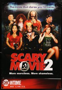 4j712 SCARY MOVIE 2 tv poster '02 Keenen Ivory, Marlon and Shawn Wayans, Anna Faris!