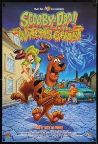 4j966 SCOOBY-DOO & THE WITCH'S GHOST 27x40 video poster '99 wacky art of Shag & Scoob, classic!