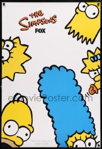 4j721 SIMPSONS tv poster '09 Matt Groening, image of cartoon family, first day of issuance - May 7
