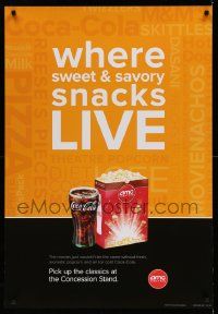 4j365 AMC THEATRES DS 27x39 special '10 cool ad from the movie theater chain, sweet and savory