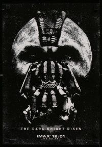 4j289 DARK KNIGHT RISES IMAX mini poster '12 the legend ends, cool art of Bane!