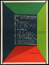 4j167 LORENZO HOMAR 19x25 Puerto Rican museum/art exhibition '70 art by the artist himself!