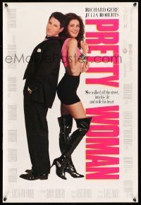 4j563 PRETTY WOMAN 18x27 special '90 sexiest prostitute Julia Roberts loves wealthy Richard Gere!