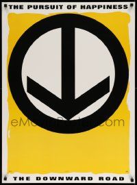 4j262 PURSUIT OF HAPPINESS 2-sided 24x32 music poster '93 The Downward Road, cool symbols!