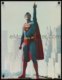 4j612 SUPERMAN 18x23 special '78 cool image of comic book hero Christopher Reeve!