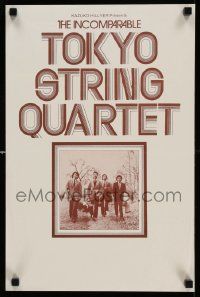 4j273 TOKYO STRING QUARTET 14x21 music poster '70s incomparable, great image of the band!