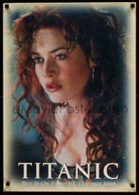 4j985 TITANIC 3 20x28 video posters R98 Leonardo DiCaprio, Kate Winslet, James Cameron!