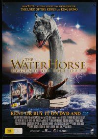 4j998 WATER HORSE: LEGEND OF THE DEEP 27x39 Australian video poster '07 big secrets start small!
