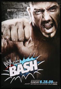 4j742 WORLD WRESTLING ENTERTAINMENT tv poster '09 image of Batista throwing punch, The Bash!