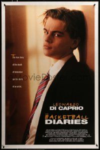 4k089 BASKETBALL DIARIES 1sh '95 Leonardo DiCaprio, based on the life of Jim Carroll!