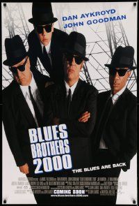 4k126 BLUES BROTHERS 2000 advance DS 1sh '98 Dan Aykroyd, John Goodman, John Landis directed!