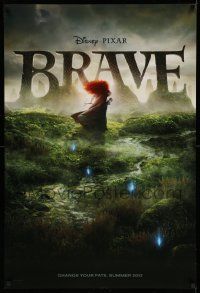 4k137 BRAVE advance DS 1sh '12 Disney/Pixar fantasy cartoon set in Scotland, far away image!