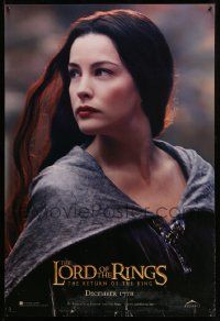 4k569 LORD OF THE RINGS: THE RETURN OF THE KING teaser DS int'l 1sh '03 sexy Liv Tyler as Arwen!