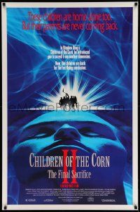 4k170 CHILDREN OF THE CORN 2 1sh '92 Stephen King, Terence Knox, The Final Sacrifice!