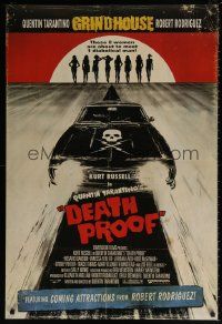 4k222 DEATH PROOF int'l DS 1sh '07 Quentin Tarantino's Grindhouse, cool different car art!