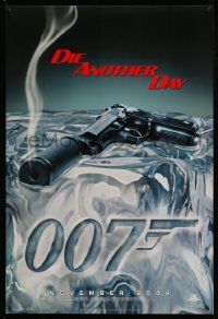 4k241 DIE ANOTHER DAY teaser 1sh '02 Pierce Brosnan as James Bond, cool image of gun melting ice!