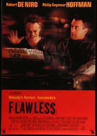 4k321 FLAWLESS DS 1sh '99 Joel Schumacher, Robert De Niro, Philip Seymour Hoffman!
