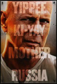 4k370 GOOD DAY TO DIE HARD style A teaser DS 1sh '13 Bruce Willis, yippe ki-yay mother Russia