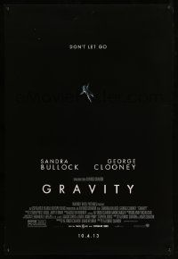 4k375 GRAVITY 10.4.13 advance DS 1sh '13 Sandra Bullock & George Clooney, don't let go!