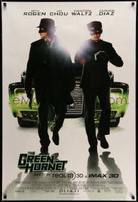 4k379 GREEN HORNET IMAX advance DS 1sh '11 Seth Rogen, cool image of car & insect!