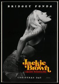 4k498 JACKIE BROWN DS teaser printer's test 1sh '97 Quentin Tarantino, sexy Bridget Fonda!