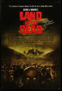 4k527 LAND OF THE DEAD 1sh '05 George Romero zombie horror masterpiece, stay scared!