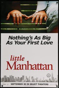 4k552 LITTLE MANHATTAN teaser 1sh '05 Josh Hutcherson, nothing's as big as your first love!