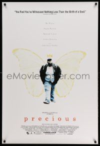 4k706 PRECIOUS advance DS 1sh '09 abused woman-child Gabourey Sidibe, Best Picture nominee!