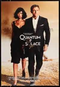 4k720 QUANTUM OF SOLACE advance DS 1sh '08 Daniel Craig as James Bond, sexy Olga Kurylenko!