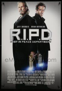 4k721 R.I.P.D. DS 1sh '13 Ryan Reynolds & Jeff Bridges from the Rest In Peace Department!