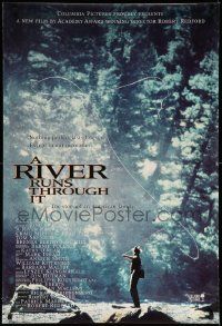 4k759 RIVER RUNS THROUGH IT int'l 1sh '92 Robert Redford, Brad Pitt, great fly fishing image!